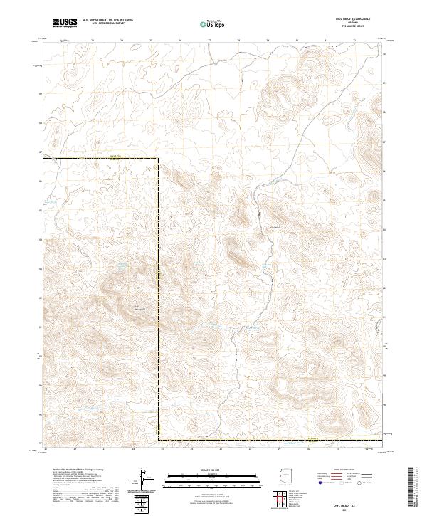 USGS Topographic Map – Owl Head