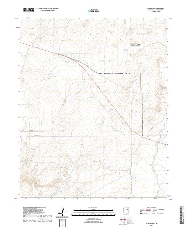 USGS Topographic Map – Padilla Tank