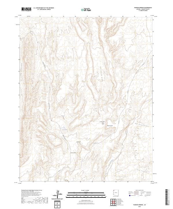 USGS Topographic Map – Pakoon Springs