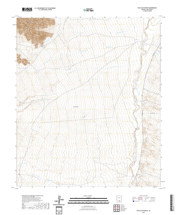 USGS Topographic Map – Palo Alto Ranch