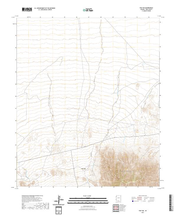 USGS Topographic Map – Pan Tak