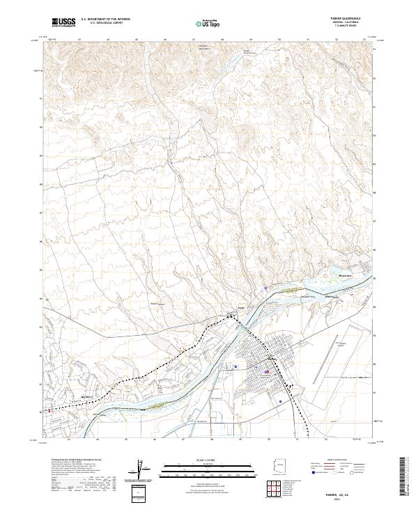 USGS Topographic Map – Parker