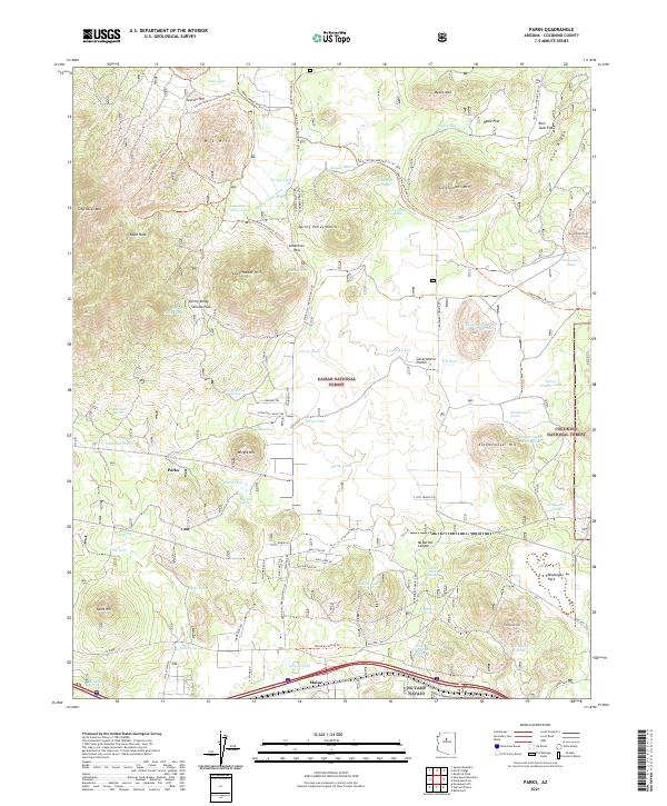 USGS Topographic Map – Parks