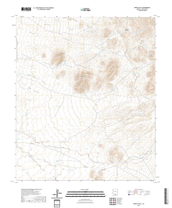 USGS Topographic Map – Penitas Hills