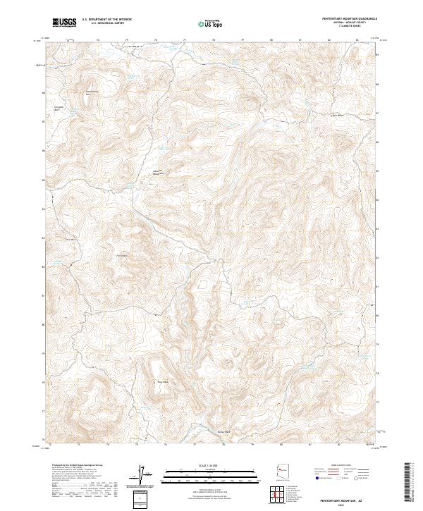 USGS Topographic Map – Penitentiary Mountain
