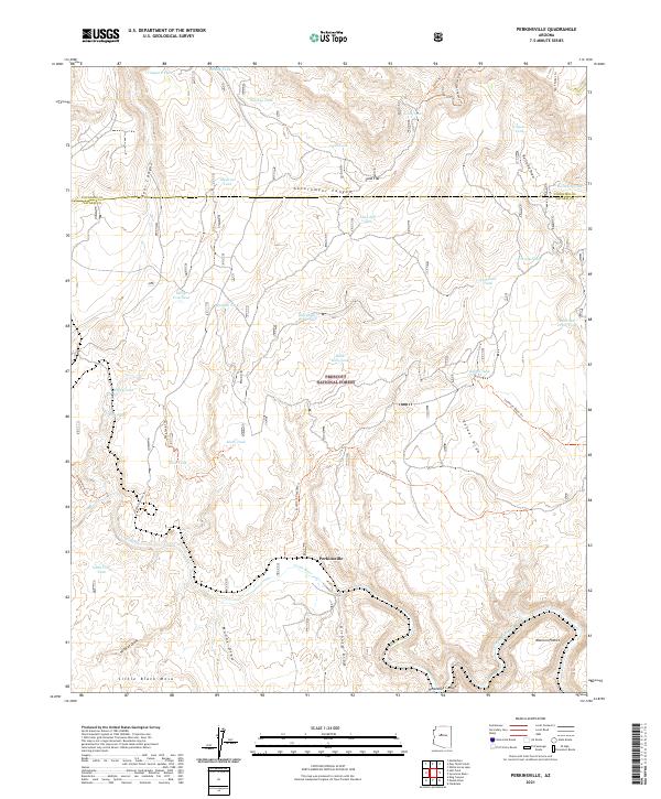USGS Topographic Map – Perkinsville