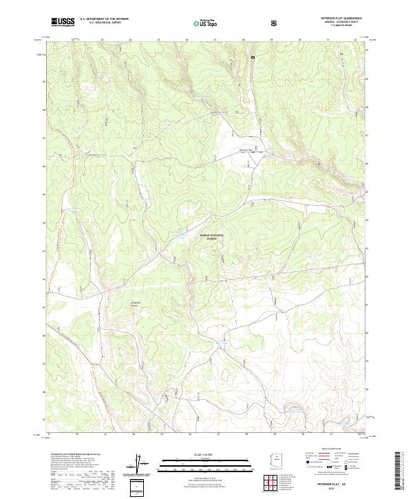 USGS Topographic Map – Peterson Flat