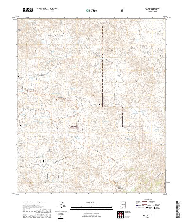 USGS Topographic Map – Piety Hill