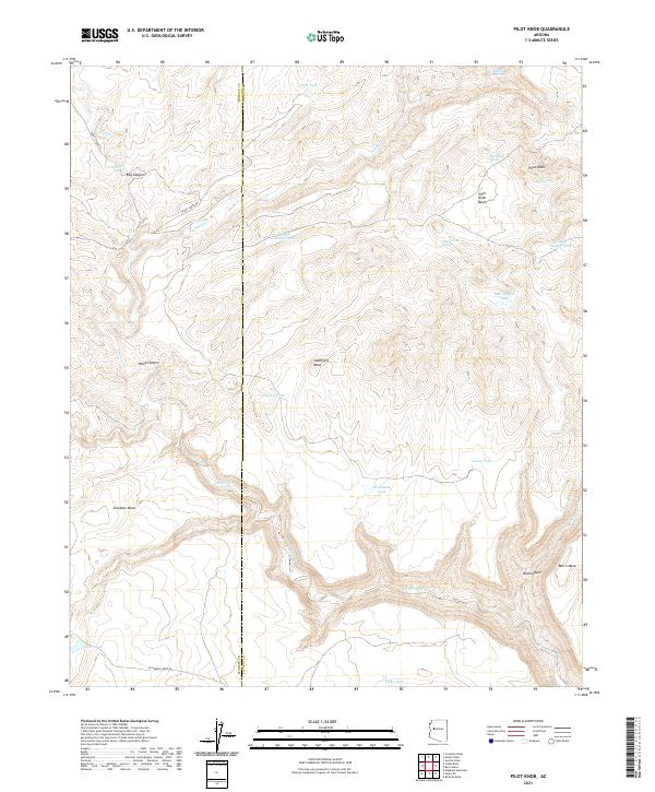 USGS Topographic Map – Pilot Knob
