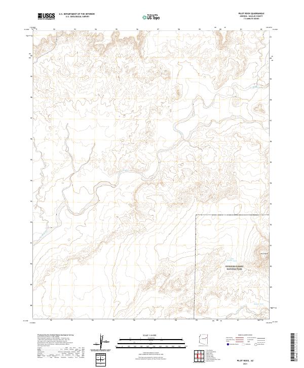 USGS Topographic Map – Pilot Rock