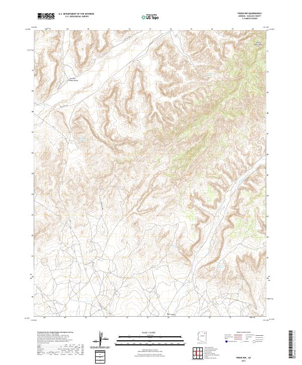 USGS Topographic Map – Pinon NW