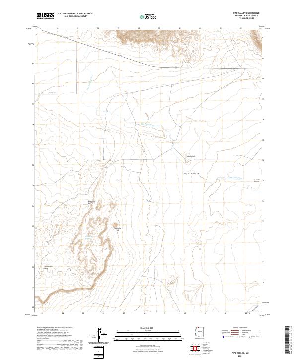 USGS Topographic Map – Pipe Valley