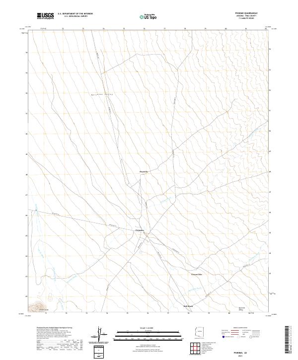 USGS Topographic Map – Pisinimo