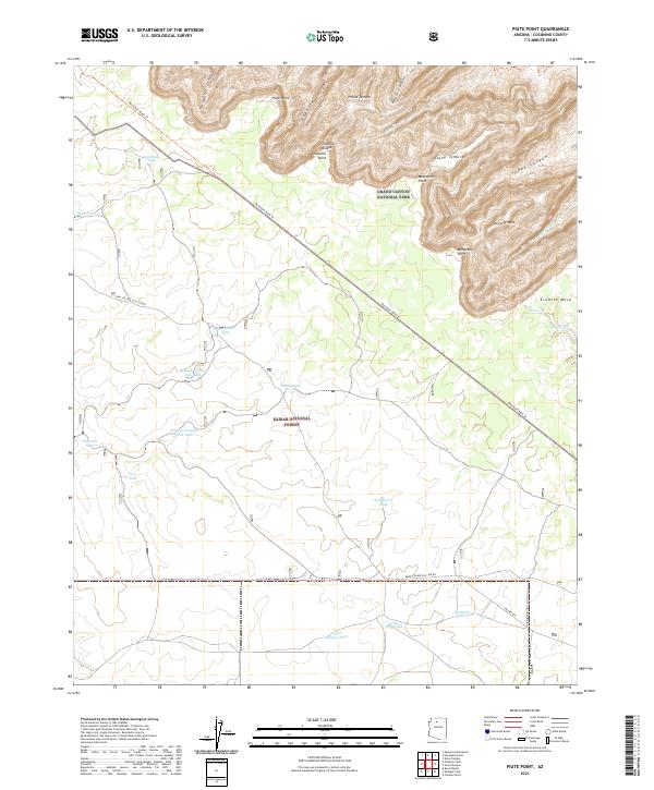 USGS Topographic Map – Piute Point
