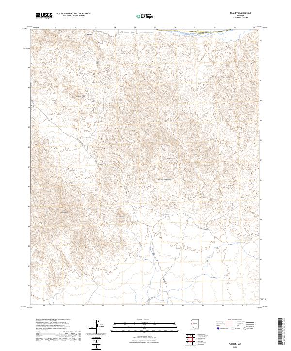 USGS Topographic Map – Planet