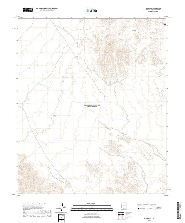 USGS Topographic Map – Platt Well