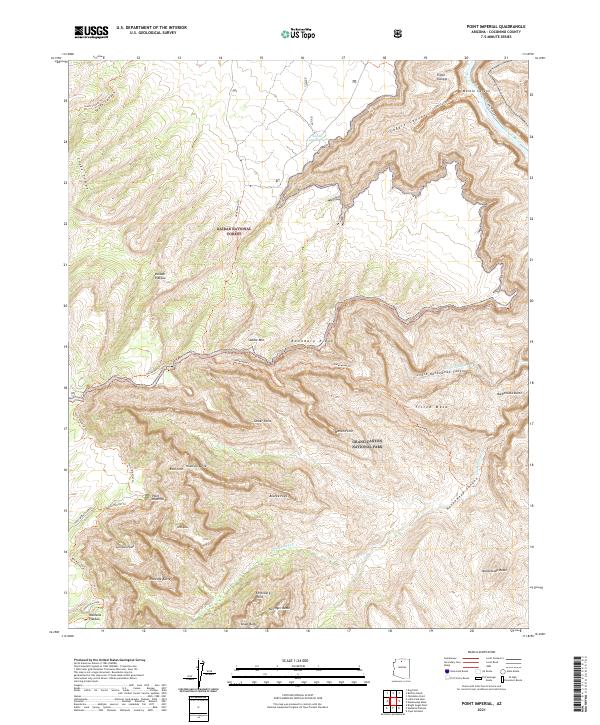 USGS Topographic Map – Point Imperial