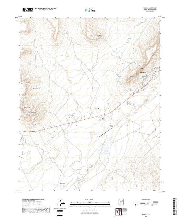 USGS Topographic Map – Polacca