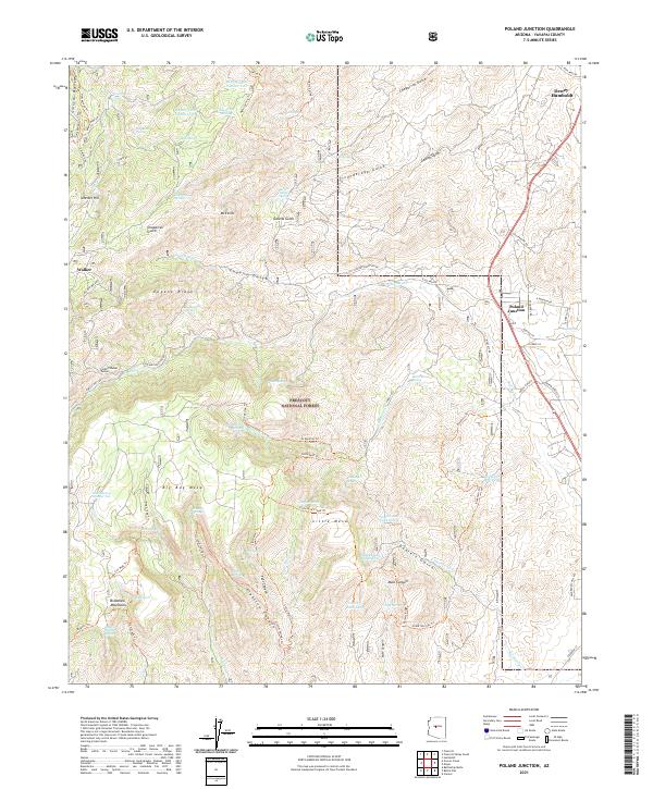 USGS Topographic Map – Poland Junction