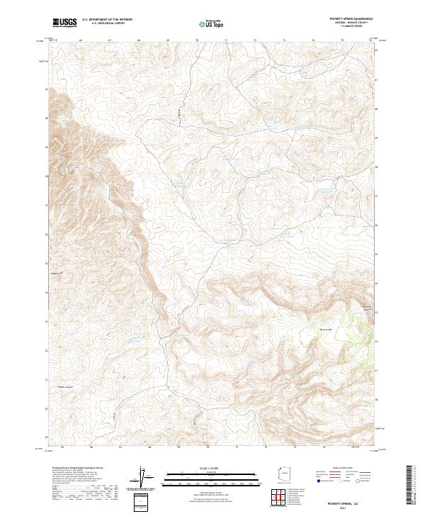 USGS Topographic Map – Poverty Spring