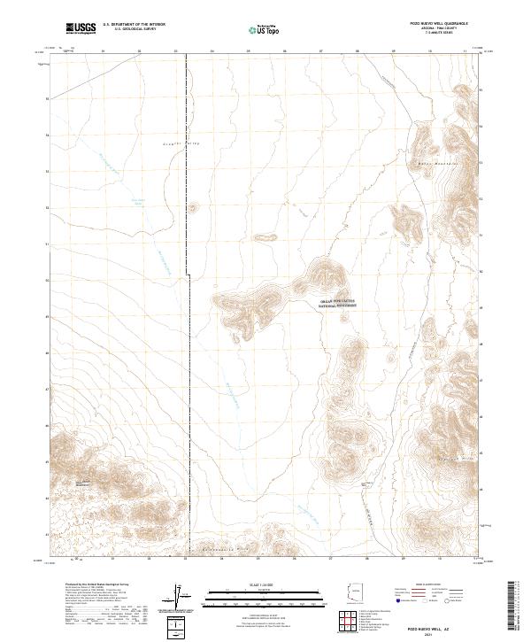 USGS Topographic Map – Pozo Nuevo Well