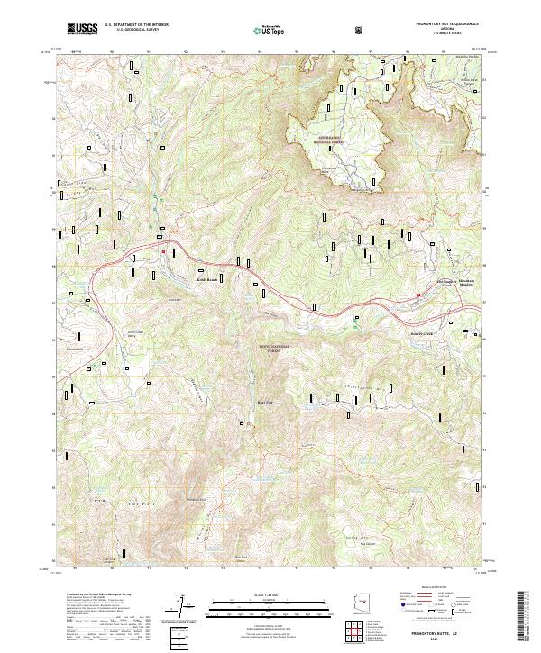 USGS Topographic Map – Promontory Butte