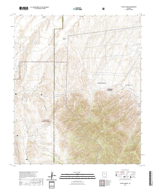 USGS Topographic Map – Pyeatt Ranch