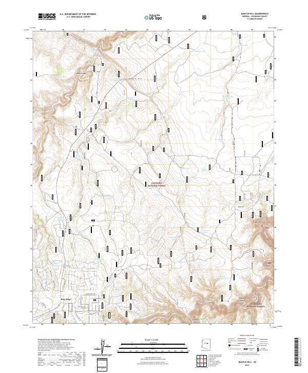 USGS Topographic Map – Quayle Hill