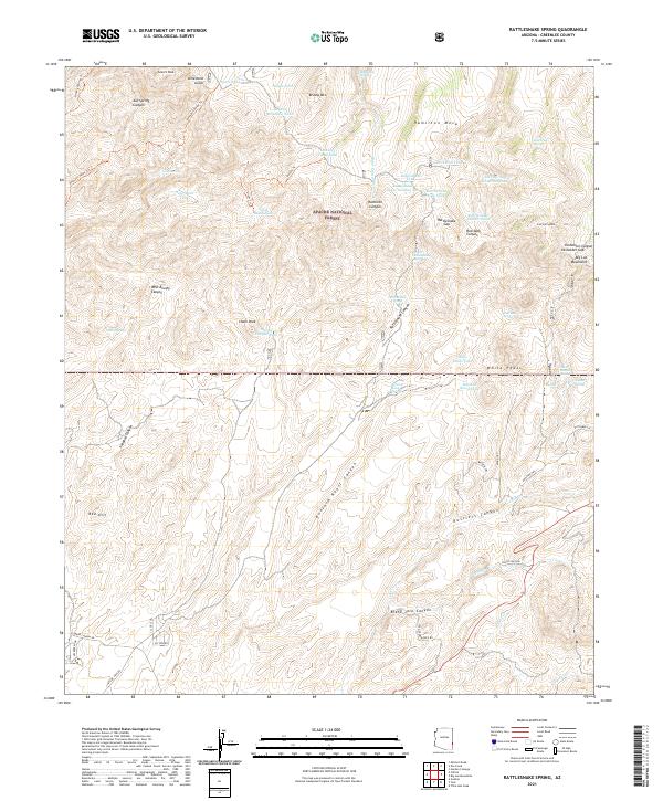 USGS Topographic Map – Rattlesnake Spring