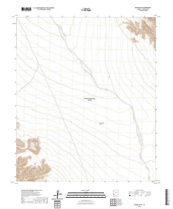 USGS Topographic Map – Raven Butte