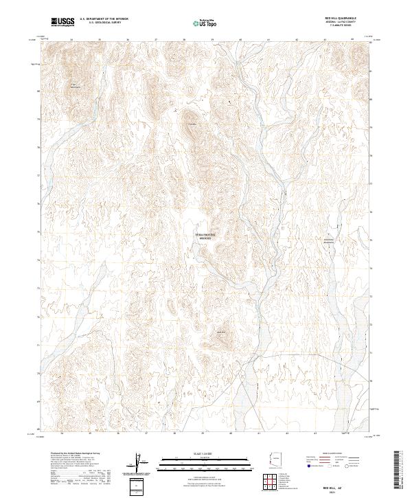 USGS Topographic Map – Red Hill