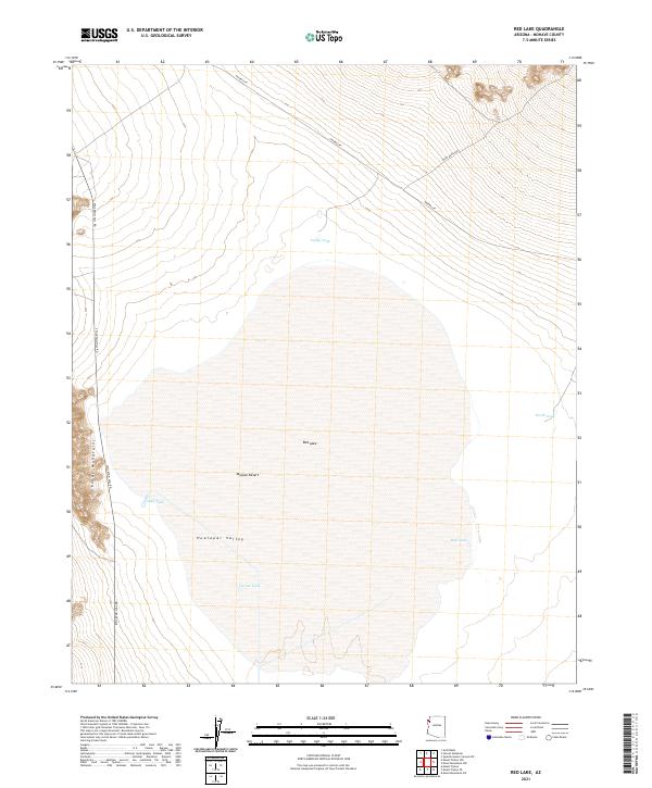 USGS Topographic Map – Red Lake