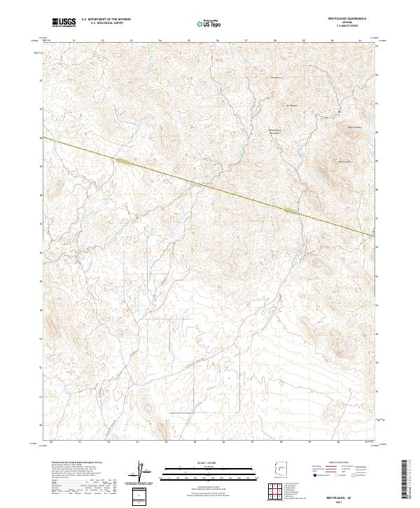 USGS Topographic Map – Red Picacho