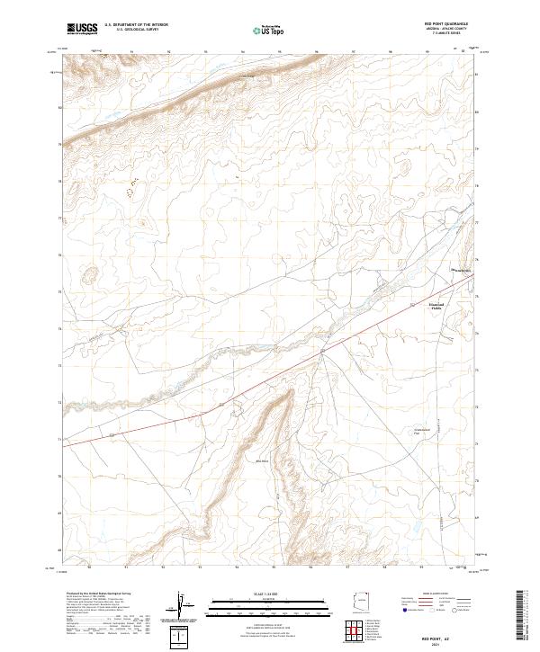 USGS Topographic Map – Red Point
