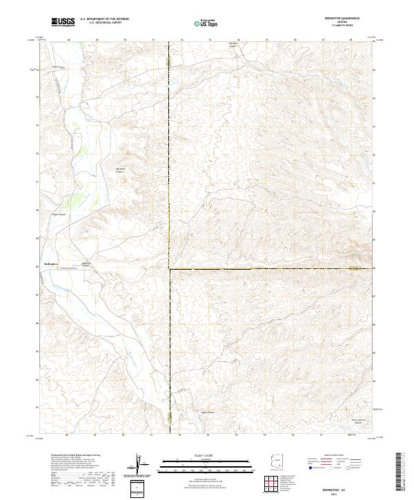 USGS Topographic Map – Redington