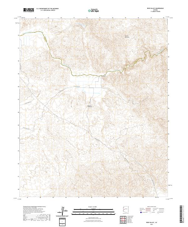 USGS Topographic Map – Reid Valley