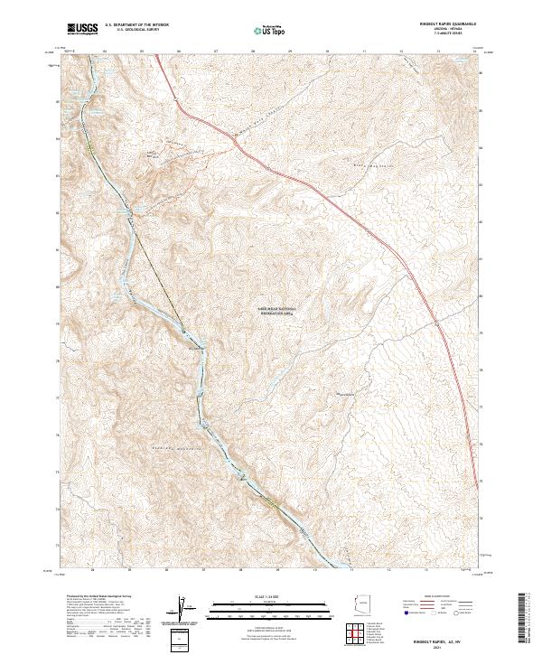USGS Topographic Map – Ringbolt Rapids