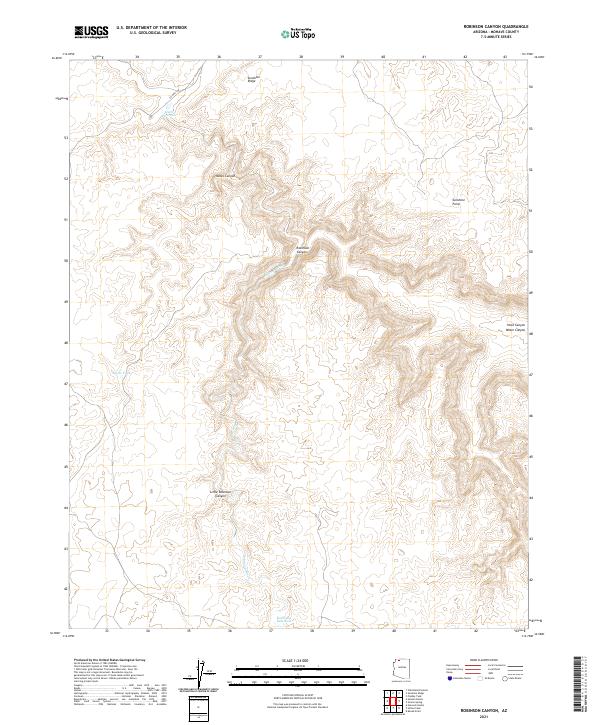USGS Topographic Map – Robinson Canyon