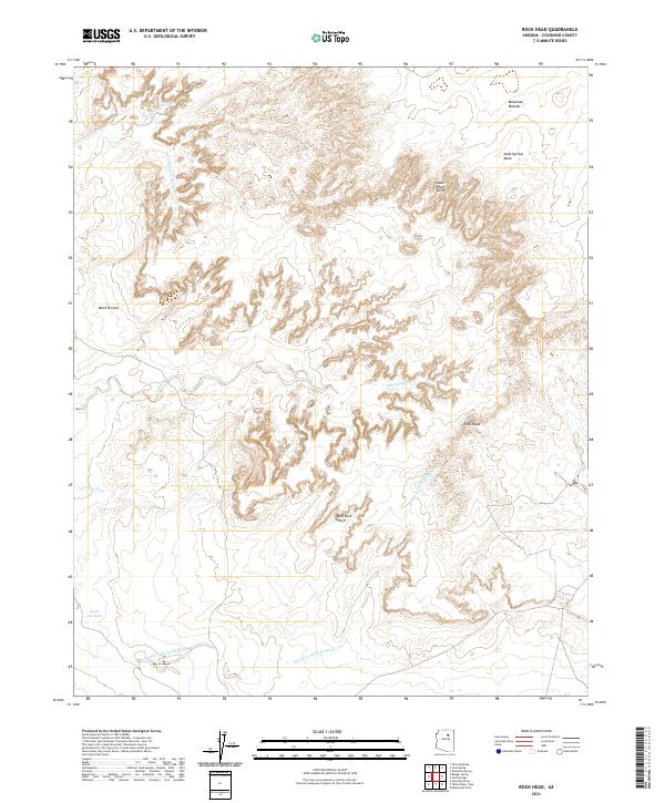 USGS Topographic Map – Rock Head