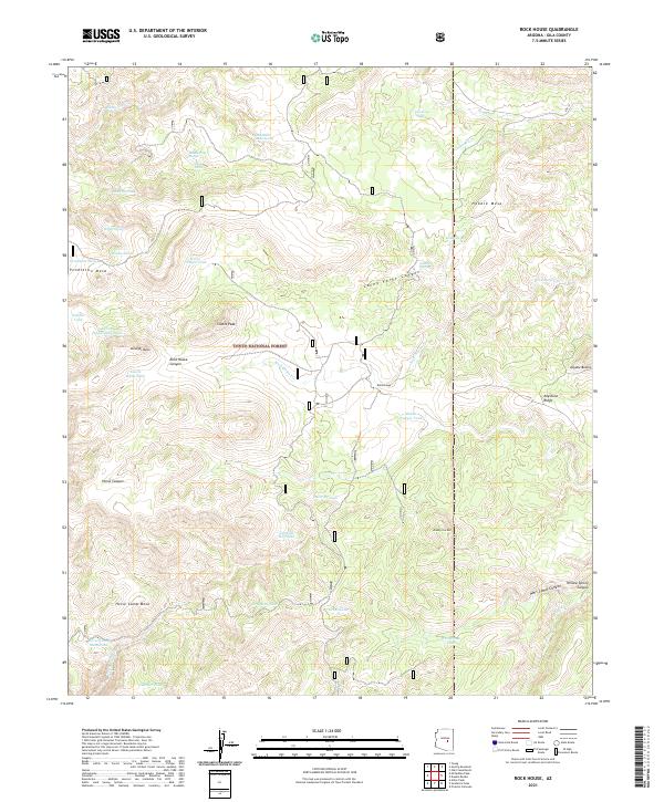 USGS Topographic Map – Rock House