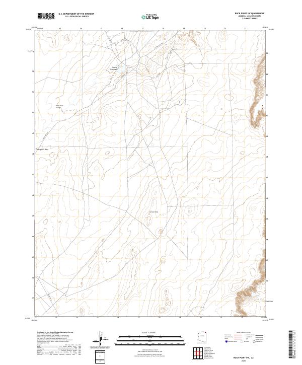 USGS Topographic Map – Rock Point SW