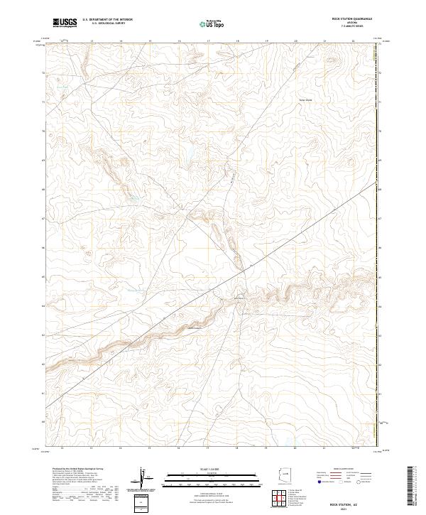 USGS Topographic Map – Rock Station