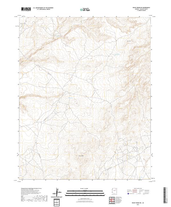 USGS Topographic Map – Rocky Ridge NE