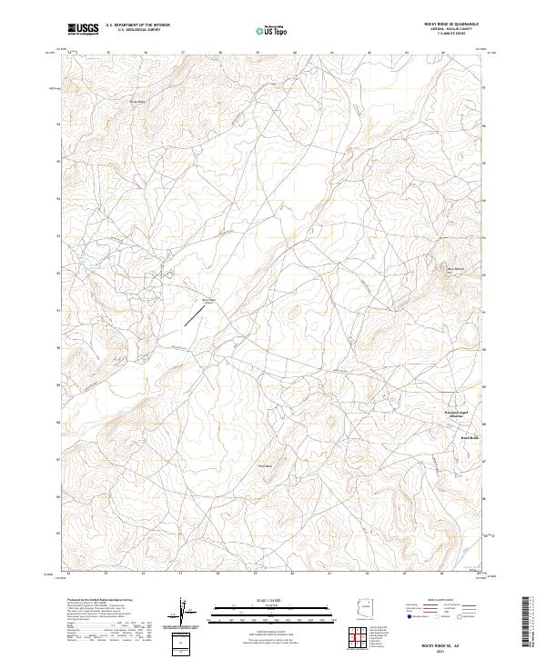 USGS Topographic Map – Rocky Ridge SE