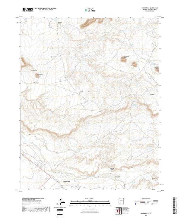 USGS Topographic Map – Round Rock