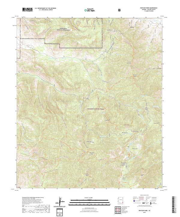 USGS Topographic Map – Rustler Park