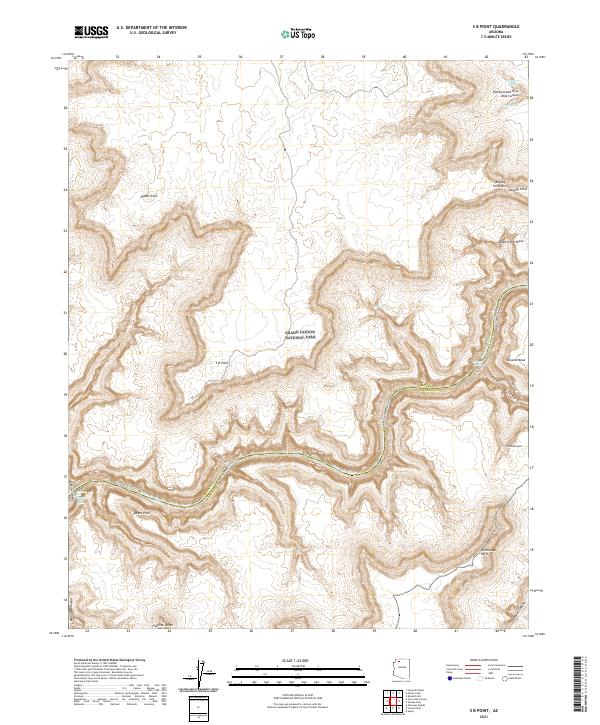 USGS Topographic Map – S B Point