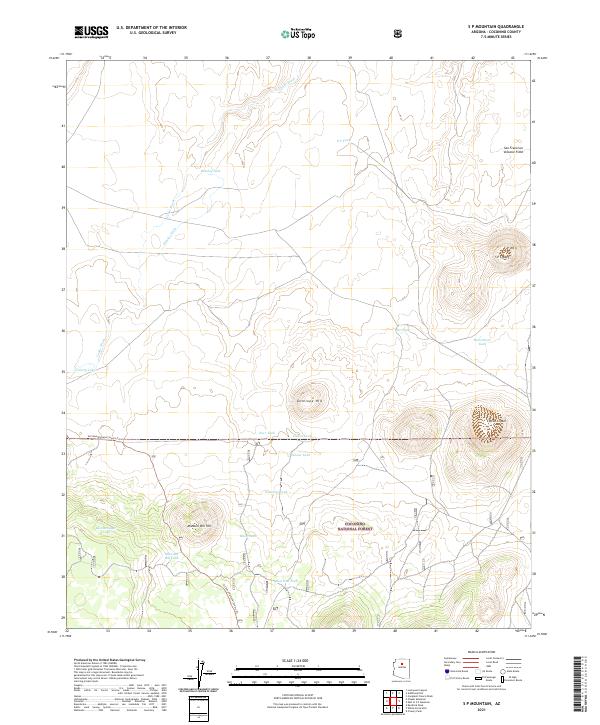 USGS Topographic Map – S P Mountain