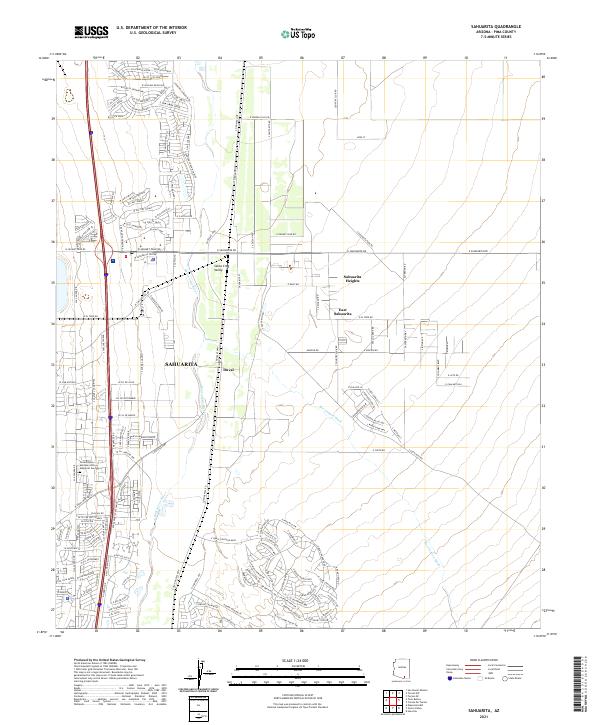 USGS Topographic Map – Sahuarita