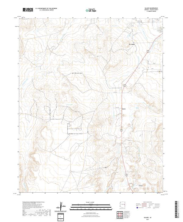 USGS Topographic Map – Salado